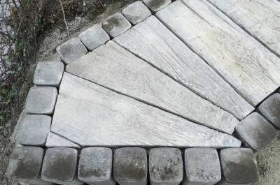 Schody z palisád 05